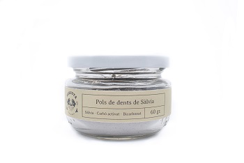 Polvo de dientes – salvia (con bicarbonato) (60gr)