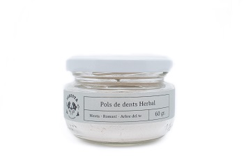 Polvo de dientes  - herbal (sin bicarbonato) (60gr)