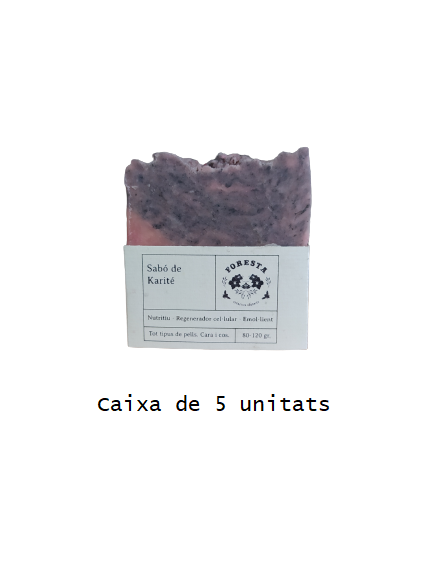 Caixa de sabons de karité (5 u.)
