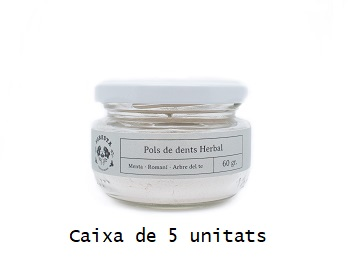 Caixa de pols de dents herbal